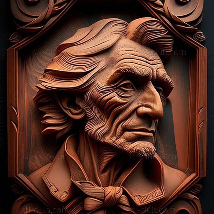 3D model Edward Green Malbone American artist (STL)